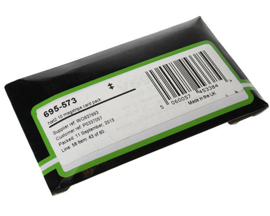 Paxton Net 2 Blank White Cards With Mag Stripe & Signature Panel (Without Prox) (Pack of 10)