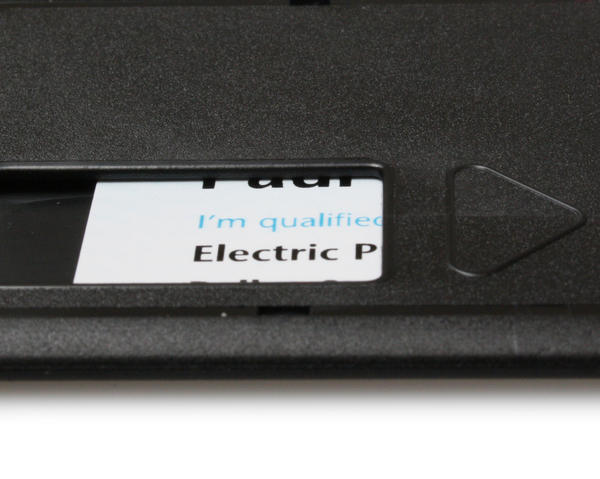 Enclosed Rigid Card Holders for use in Pocket Frosted Black Premium - Landscape Horizontal (Pack of 100)
