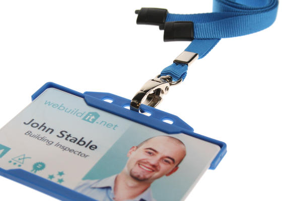 10mm Recycled Light Blue Lanyards with Breakaway and Metal Lobster Clip (Pack of 100)