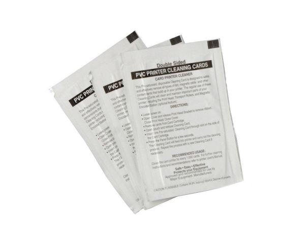 Fargo DTC HDP Iso-Propyl Alcohol Cleaning Cards 081233 (Pack of 10)