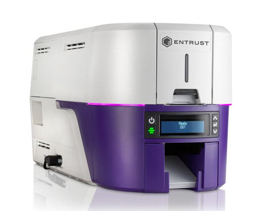 Entrust Sigma DS2 Simplex ID Card Printer with ISO Magnetic Stripe Encoder (Single-Sided)