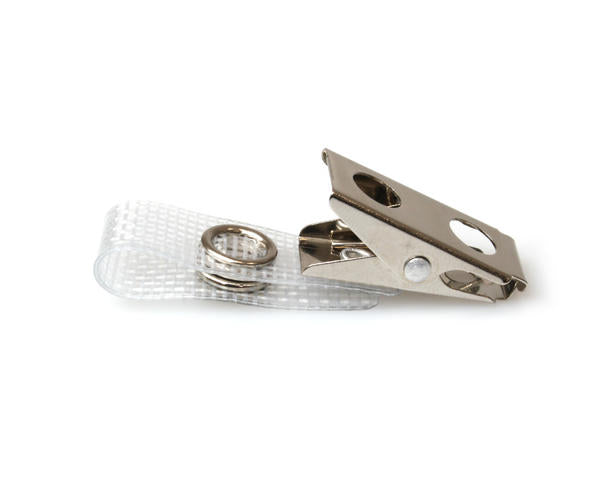 Crocodile Clip with Metal Popper & 70mm Reinforced Strap (Pack of 100)