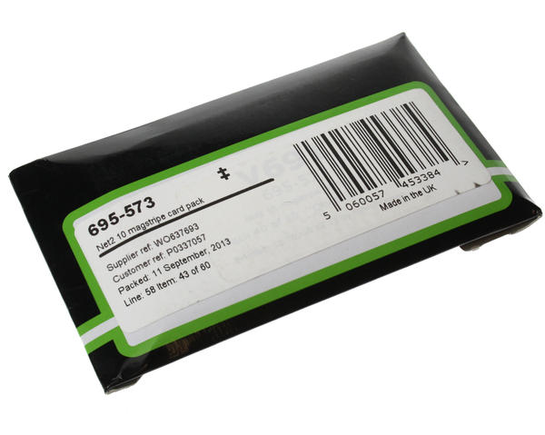 Paxton Net 2 Blank White Cards With Mag Stripe & Signature Panel (Without Prox) (Pack of 10)