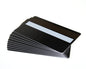 Black Gloss Premium 760 Micron Cards With Hi-Co Magnetic Stripe & Signature Strip Panel (Pack of 100)