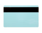 Light Blue 760 Micron Plastic Cards With Hi-Co Magnetic Stripe (Pack of 100)
