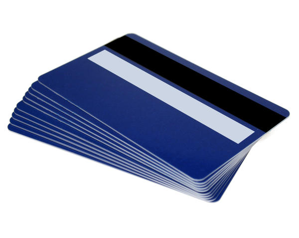 Royal Blue Premium 760 Micron Cards With Hi-Co Magnetic Stripe & Signature Strip Panel (Pack of 100)