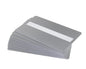 Silver 760 Micron Plastic Cards with Signature Strip (Pack of 100)