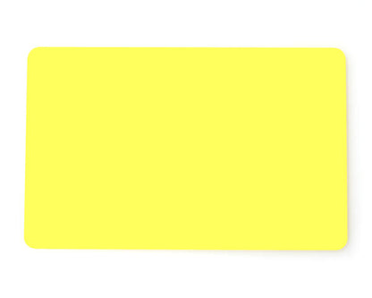 Dyestar Premium Yellow 760 Micron Cards with Coloured Core (Pack of 100)