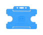 Light Blue Single-Sided BIOBADGE Open Faced ID Card Holders - Landscape (Pack of 100)
