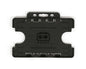 Black Dual-Sided BIOBADGE Open Faced ID Card Holders - Landscape (Pack of 100)