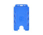 Light Blue Dual-Sided BIOBADGE Open Faced ID Card Holders - Portrait (Pack of 100)