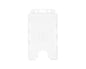 Clear Dual-Sided BIOBADGE Open Faced ID Card Holders - Portrait (Pack of 100)