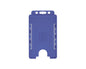 Mid Blue Dual-Sided BIOBADGE Open Faced ID Card Holders - Portrait (Pack of 100)