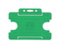 Light Green Single-Sided BIOBADGE Open Faced ID Card Holders - Landscape (Pack of 100)
