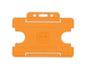 Orange Single-Sided BIOBADGE Open Faced ID Card Holders - Landscape (Pack of 100)