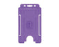 Purple Single-Sided BIOBADGE Open Faced ID Card Holders - Portrait (Pack of 100)