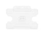 White Single-Sided BIOBADGE Open Faced ID Card Holders - Landscape (Pack of 100)