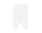 White Single-Sided BIOBADGE Open Faced ID Card Holders - Portrait (Pack of 100)