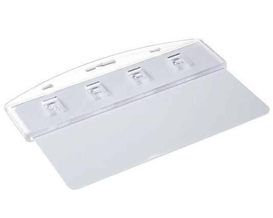 Clear Enclosed Half Card Holders (Pack of 100)