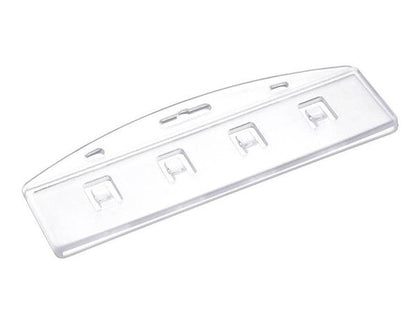 Clear Enclosed Half Card Holders (Pack of 100)