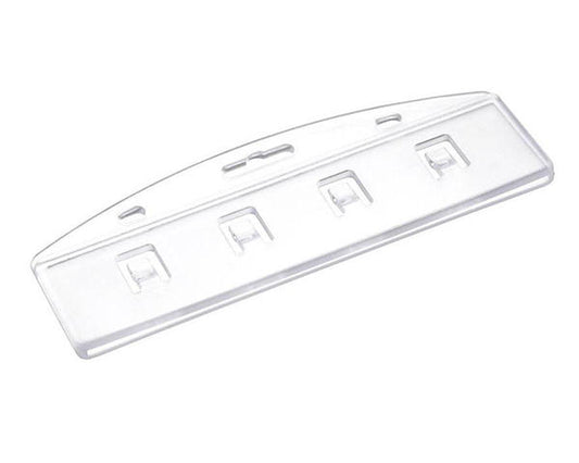 Clear Enclosed Half Card Holders (Pack of 100)