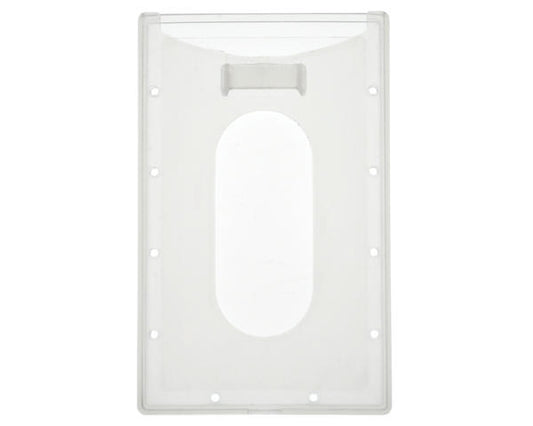 Enclosed Economy Translucent Card Holders Portrait (Pack of 100)