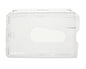 Enclosed Rigid Card Holders Clear Polished Premium - Landscape  Horizontal (Pack of 100)