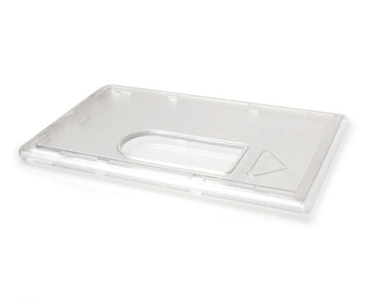 Enclosed Rigid Card Holders for use in Pocket  Frosted Premium - Landscape  Horizontal (Pack of 100)