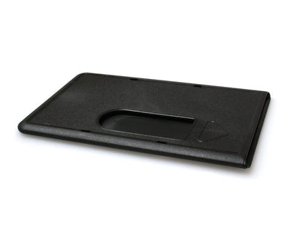 Enclosed Rigid Card Holders for use in Pocket  Frosted Black  Premium - Landscape  Horizontal (Pack of 100)