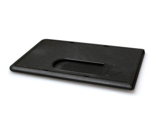 Enclosed Rigid Card Holders for use in Pocket  Frosted Black  Premium - Landscape  Horizontal (Pack of 100)