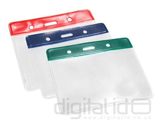 Vinyl Black Top Card Holders - 91x65mm (Pack of 100)