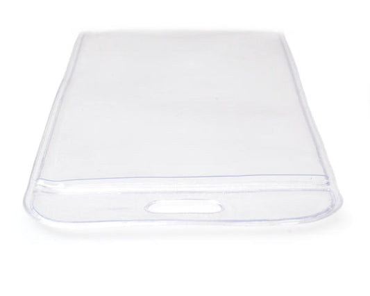 Vinyl Badge Credit Card Holder with 65x91mm Insert  Eco Friendly  Portrait (Pack of 100)