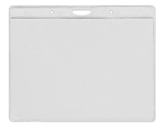 Vinyl Clear Visitor Pass Holder 145x105 mm  Landscape (Pack of 100)