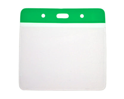 Vinyl Green Top Card Holders - 102x83mm (Pack of 100)
