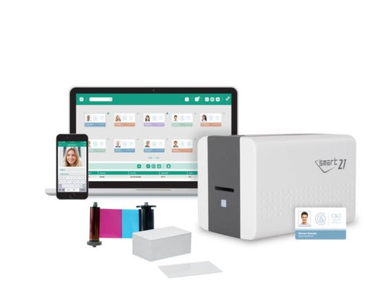 Entry Level ID Card Printer Bundle (Single-Sided)