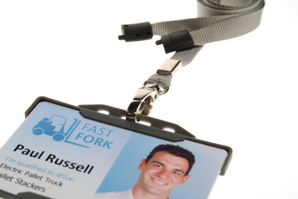 10mm Recycled Plain Grey Lanyards with Metal Lobster Clip (Pack of 100)