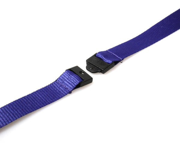 15mm Recycled Plain Navy Blue Lanyards with Card Reels (Pack of 50)