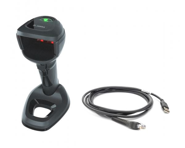 Zebra DS9908-SR Black USB Barcode Scanner Kit