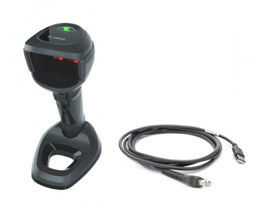 Zebra DS9908-SR Black USB Barcode Scanner Kit