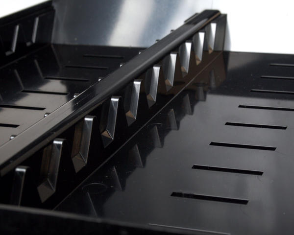 Black Lockable Card Box with 500 Spaces