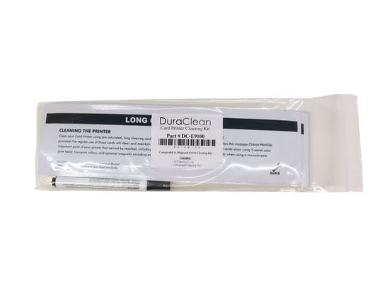 DuraClean E9100 Printer Cleaning Kit (10 Cards  1 Pen)