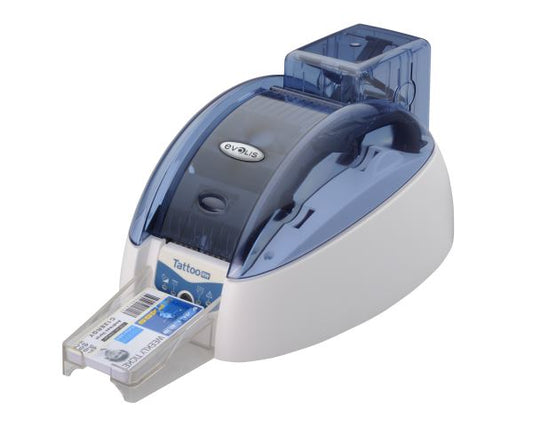 Evolis Tattoo2 RW ID Card Printer with Mag ISO Dual HiCo/LoCo 3-track Magnetic Stripe Encoder