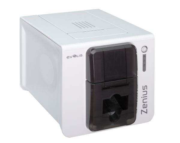 Evolis Zenius Classic Grey Brown ID Card Printer