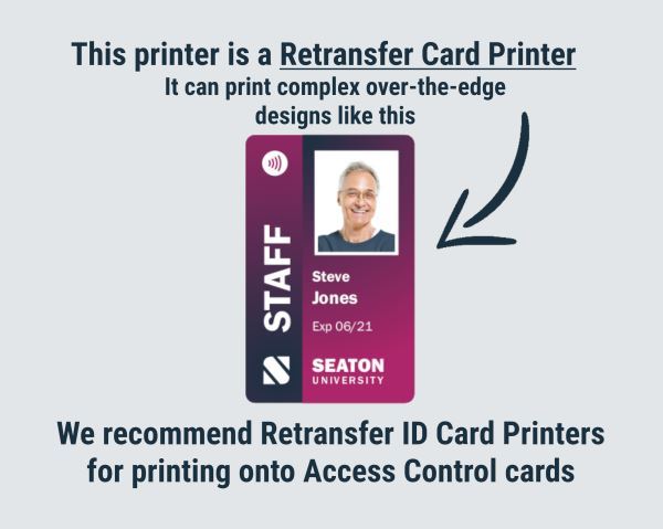 Magicard Prima 801 Uno Retransfer ID Card Printer (Single-Sided)