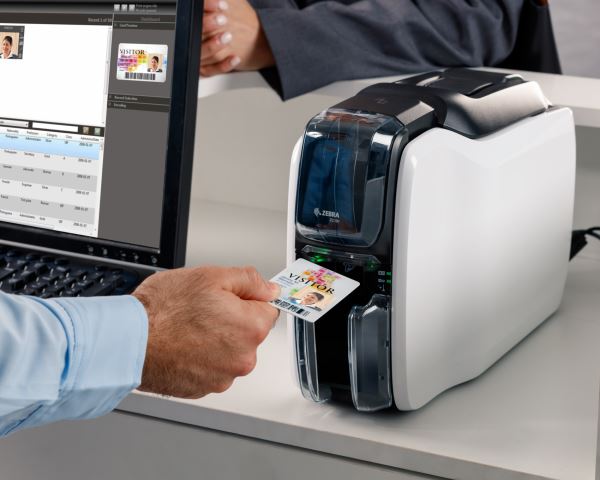 Zebra ZC100 Plastic Card Printer with USB (single-sided)
