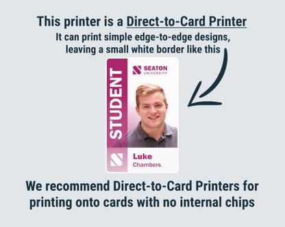 Zebra ZC350 ID Card Printer with Ethernet  Magnetic Stripe and Mifare Encoders (Dual-Sided)