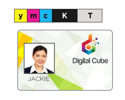 Entrust 525100-002 ymcKT Short-Panel Colour Ribbon (650 Prints)