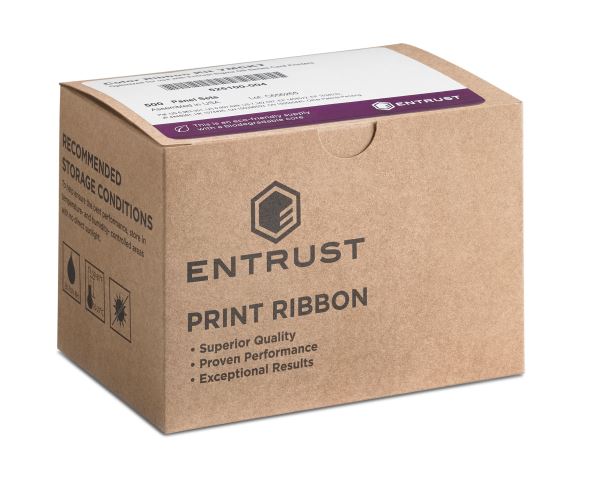Entrust 525900-009 Monochrome Scratch-Off Grey Ribbon (1 500 Prints)
