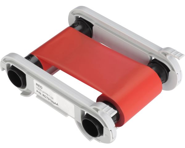 Evolis RCT013NAA Red Monochrome Ribbon (1 000 Prints)