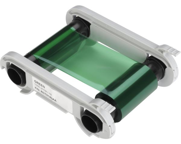 Evolis RCT014NAA Green Monochrome Ribbon (1 000 Prints)